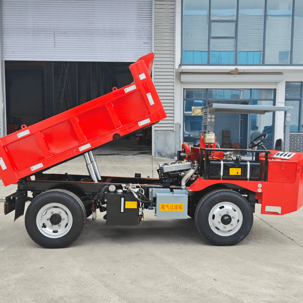 Camión de transporte subterráneo