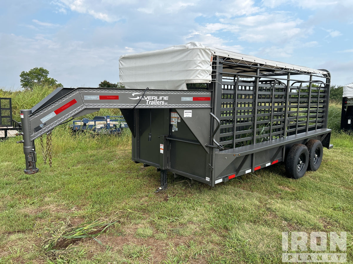 Trailer de ganado con rampa