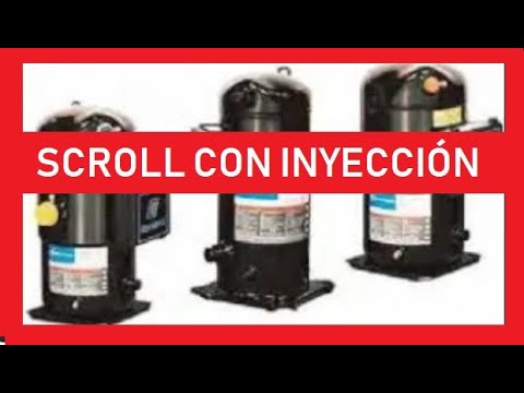 Compresor con inyección de vapor