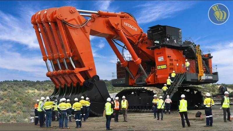 Excavadora de gran escala