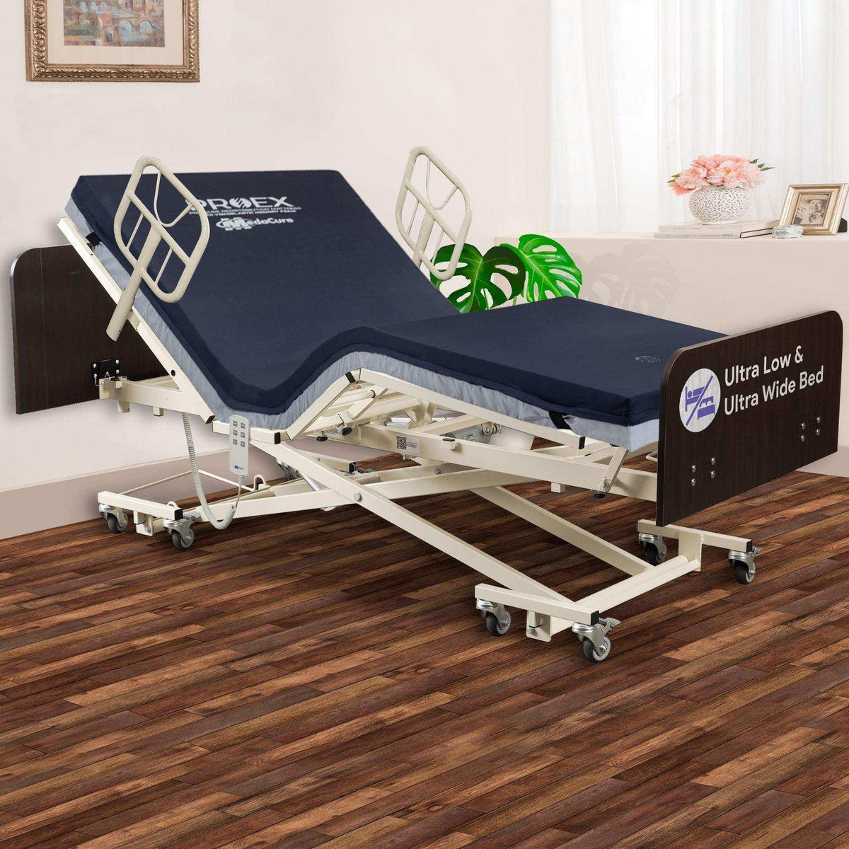Cama hospitalaria ajustable