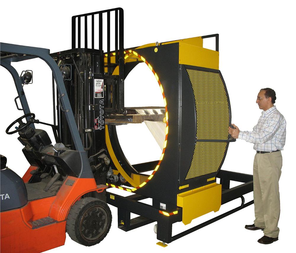 Máquina de pallet wrapper orbital