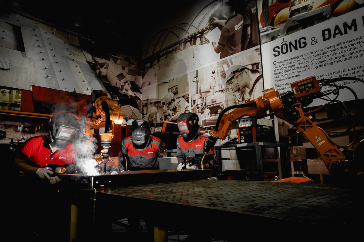 Robot soldador industrial