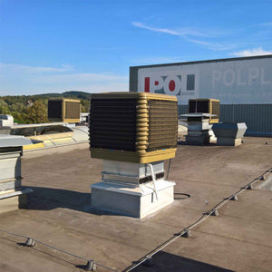 Unidad de techo evaporativa