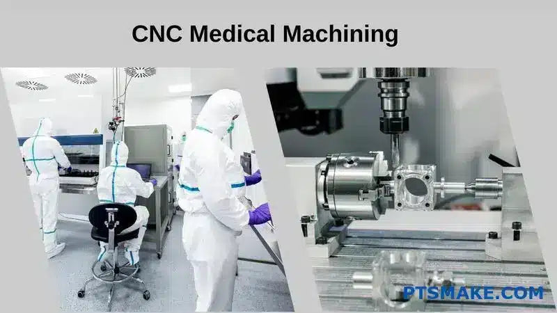 Máquina CNC para implantes médicos